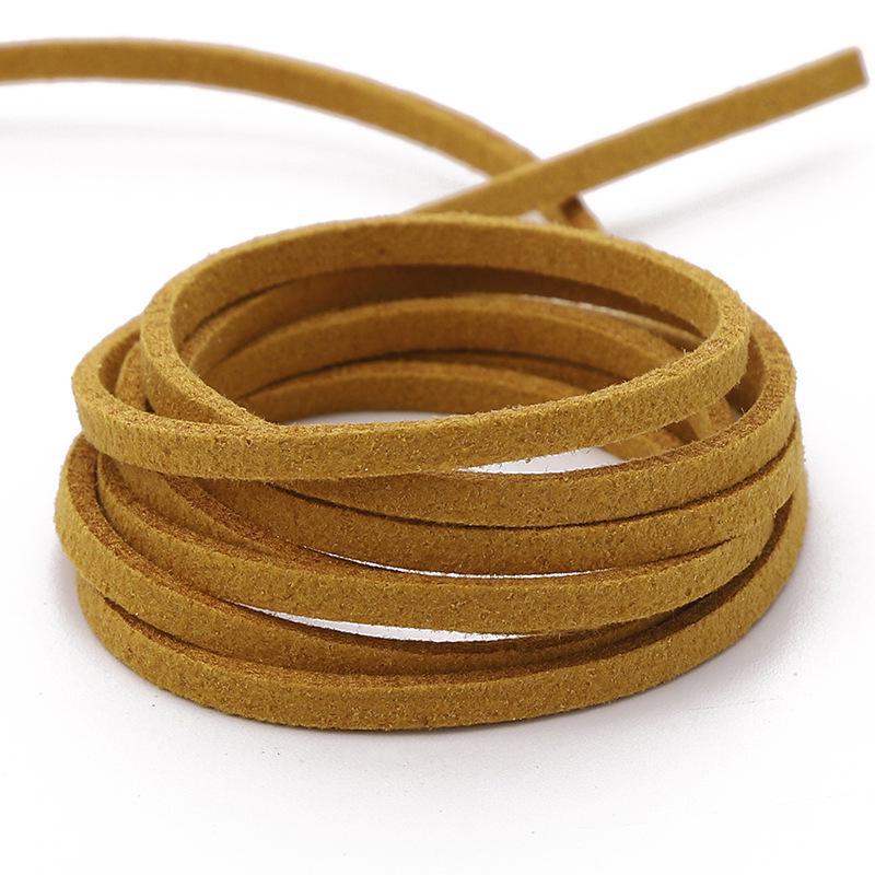 Korean suede rope for DIY jewelry making, 3mm braided wire for bracelets and necklaces. Add a touch of handmade to your accessories!