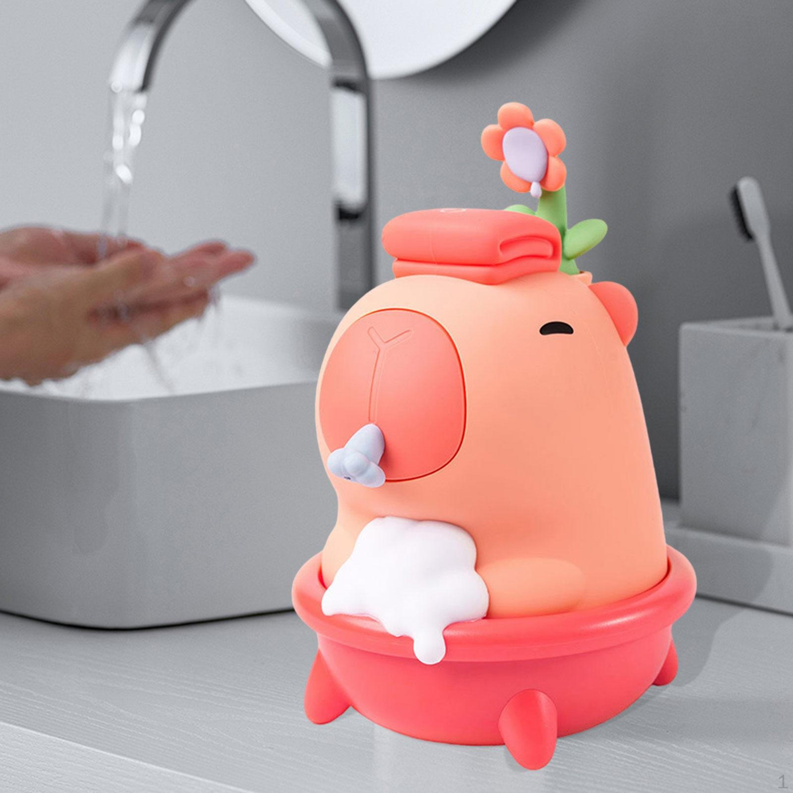 

Automatic Electric Foam Dispenser with Creative Design And Materials for Hand Washing, Bathroom, розовый