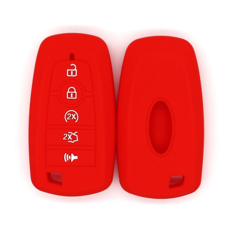 Drop-proof key cover, suitable for Ford Explorer Lima Sports Raptor F150 modified silicone key bag, with high cost performance