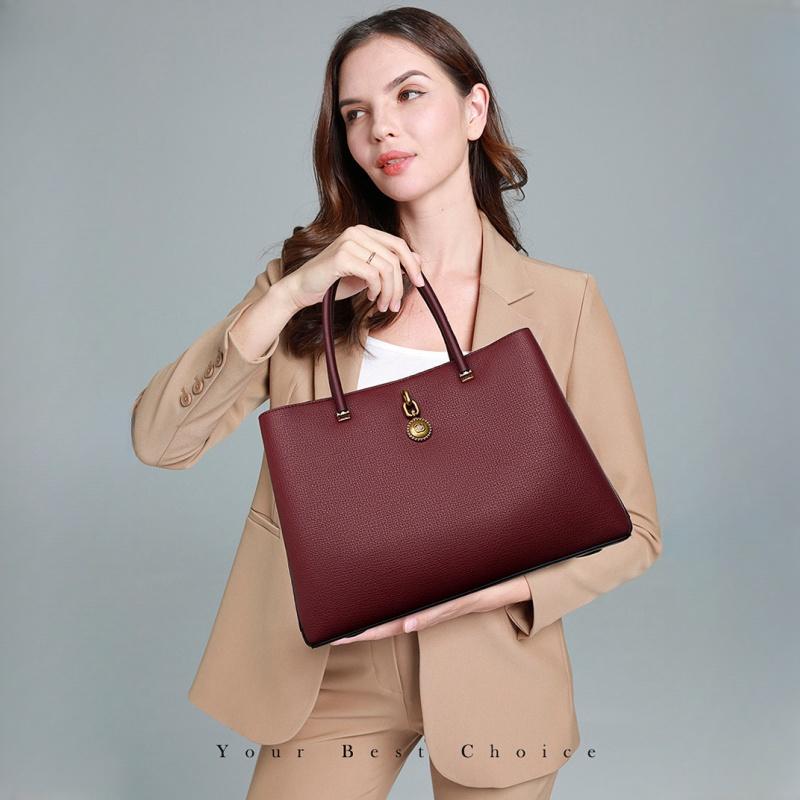 Urban Minimalist Large Capacity Tote Bag High-end Luxury PU Women's Handbags Fashion Practical Lady Office Workers Crossbody Bag Can Be One Shoulder