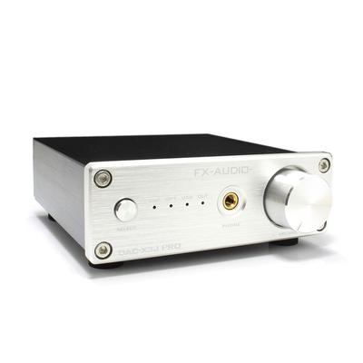 PRO DAC ES9023P USB Bus Power Drive High Power Headphone Amplifier Optical Digital Coaxial Digital 3 Inputs FX-AUDIO- DAC-X3J [Silver] Hi-Res