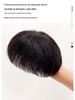 Men's Short Real Hair Wig for Baldness - Fluffy, Lightweight, Thin Patch Style