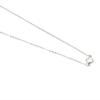 Fashion Women's Temperament Collarbone Chain Alloy Necklace, Simple Transparent Single Diamond Short Necklace