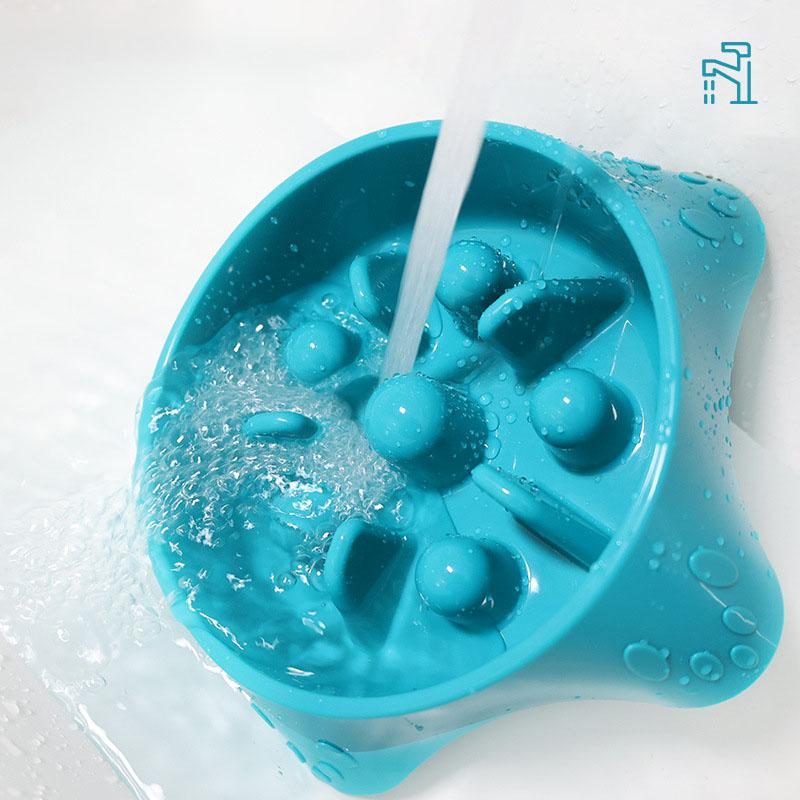 Dog Bowl Slow Feeder Anti-Choking Pet Food Dish Non-Slip Puzzle Eating Bowl For Dogs Puppy Prevent Bloat Healthy Feeding
