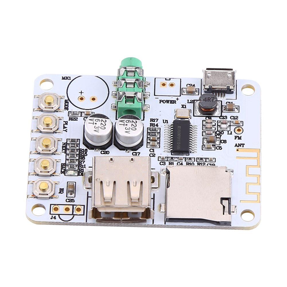 

Новий Bluetooth аудіоприймач мікрофон підсилювач USB TF FM MP3 декодер WMA WAV FLAC плеєр #2