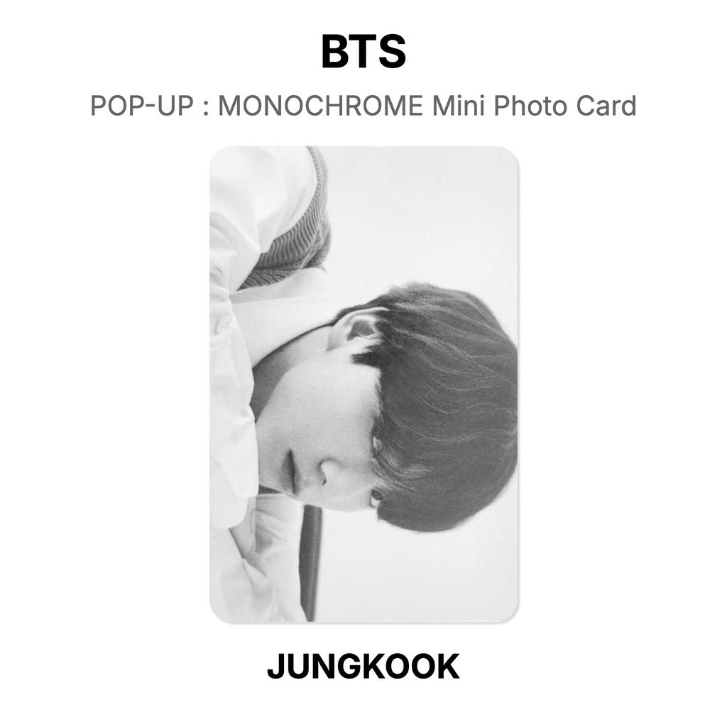 BTS SURGIR : TARJETA FOTOGRÁFICA MINI MONOCROMÁTICA Fotocarte Oficial