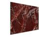 TAGLIERE IN VETRO 52x30 MARMO