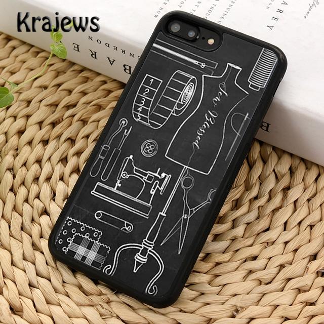 Krajews Antique Sewing Machine Soft Phone Case Cover For iPhone 17 Air 16 15 14 plus 11 12 13 pro max Plus coque Fundas