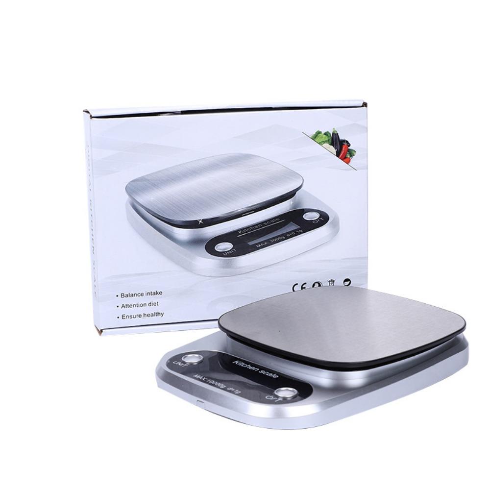 Stainless Steel Kitchen Food Scale Household Baking Scale Medicinal Material Scale Tea Scale Electronic Scale