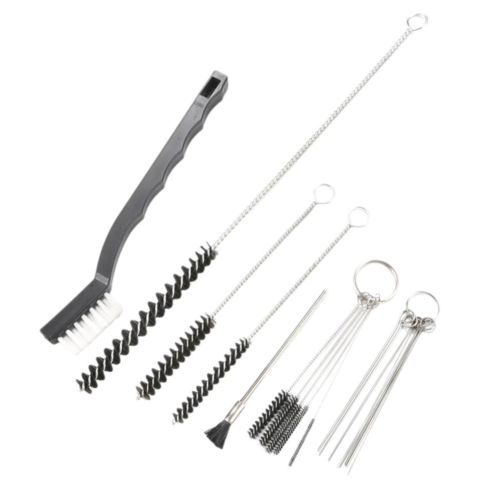 17/23Pcs Storage Case Spray Nozzle Cleaning Brush Set Airbrush Airbrush Maintenance Kit  Air Tools