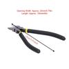 Practical High Carbon Steel Side Cutting Plier 6in Length Black Flush Cutting Pliers Wire Flush Cutters Industrial Manufacturing
