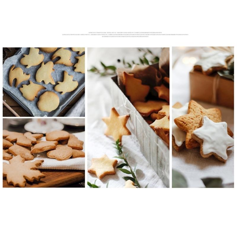 DIY Cookie Cutter Set Baking Tools Set Stainless Steel Biscuit Mold Set DIY Baking Supplies Perfect for Handmade Treats
