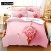 3d Flower Valentine's Day Wedding Bedding Set Luxurious Rose Heart Love Duvet Cover Queen Twin Size Pillowcase 3 Pcs Custom