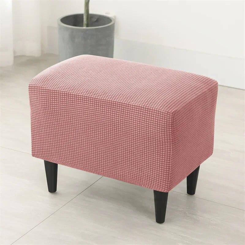 Solid Color Sloping King Back Chair Covers Elastic Polar Fleece Wing Chairs Cover with Seat Cushion Cover Furniture Protector