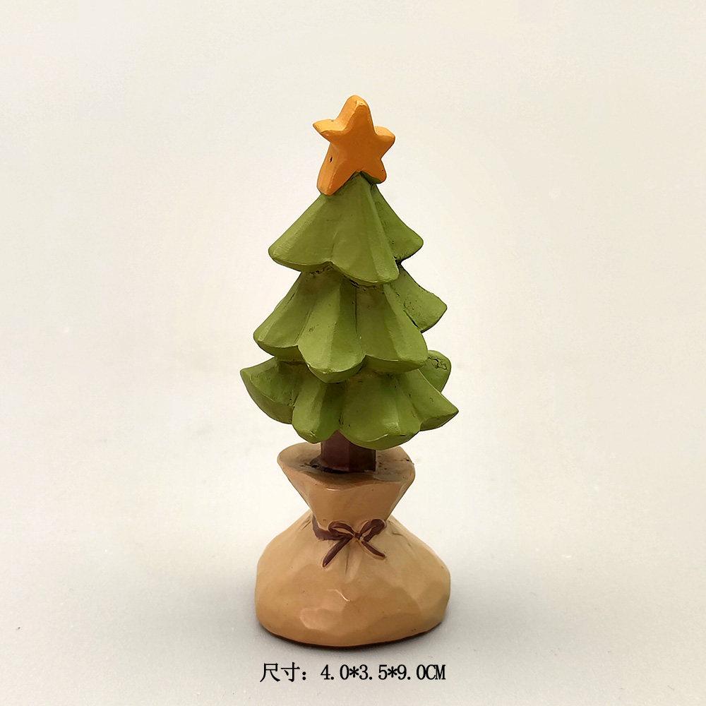 Resin ornament Tabletop ornament Christmas tree Christmas furniture decoration, table room decor