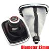 Für Volkswagen VW 1999-2004 Golf 4 IV MK4 GTI R32 Bora Jetta MT 12mm 5 / 6 Gang Auto Schaltknauf Hebel Schalthebel Manschette