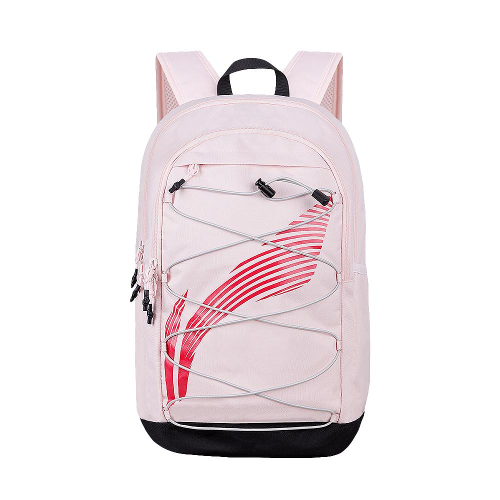 Li Ning Polyester Backpack Unisex Light Pink YBSV081-1