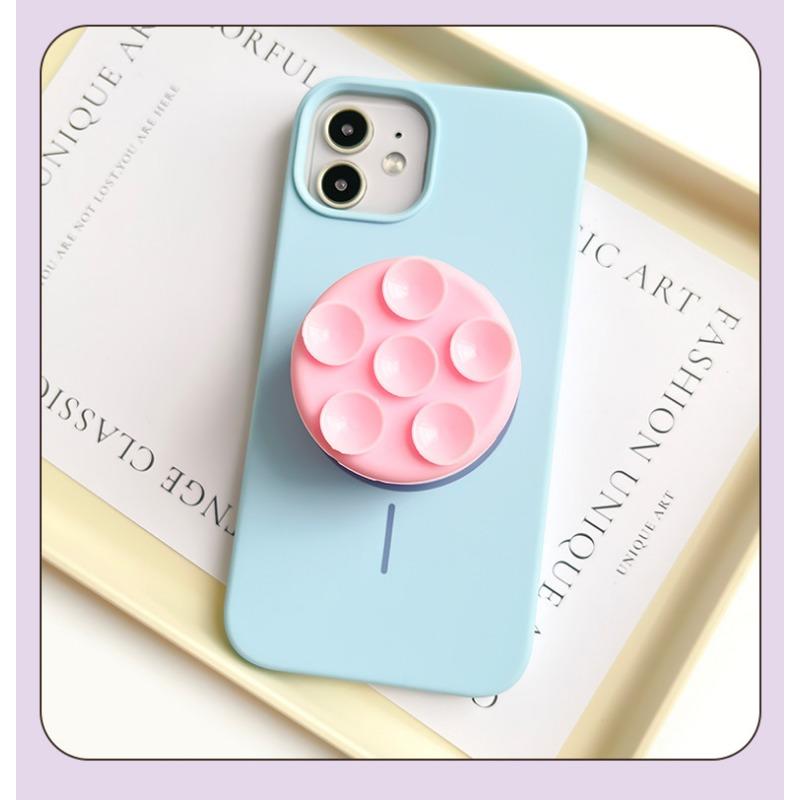 Double Sided Suction Cup Airbag Phone Bracket Lazy Multi Functional Desktop Car Bathroom Gym Stand