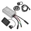 Electric Bicycle Modification Kit Waterproof 22A Controller and LCD8H Display Set for 500W Geared Motor