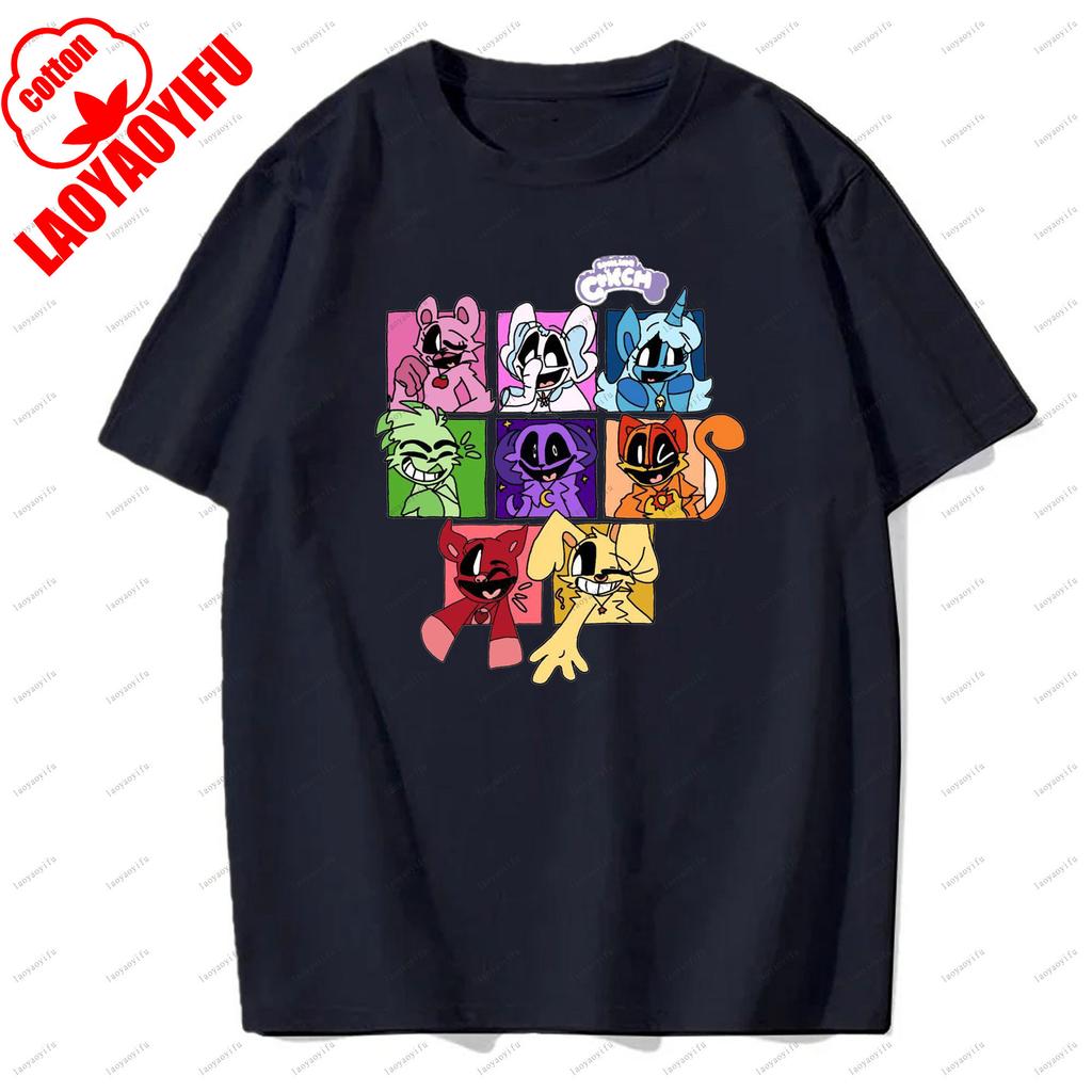 Trička Smiling Critters Prodyšná Camisetas Harajuku Topy Pánské Tričko Ležérní pro Každodenní Nošení a Neformální Vycházky