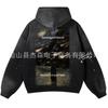 Unisex Streetwear Oversized Graphic Hoodie With 3D Print Thickened Cotton Blend Loose Fit Daily Wear