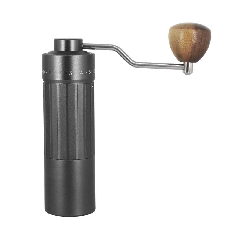 

External Adjustment Al-Alloy Stainless Steel Burr Mini Small Hand Mill Portable Espresso Manual Coffee Grinder