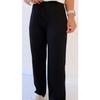 3-piece Smoked - Camel- Black Women's Ribbed Report Trousers