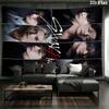 SKZ Wall tapestry, aesthetic printed fabric blanket, suitable for bedroom, living room, and home decor.