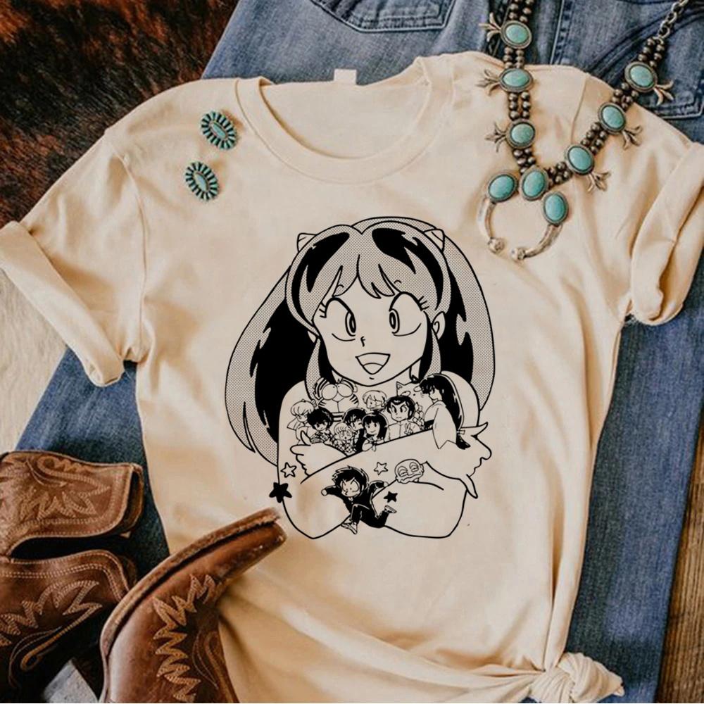 Urusei Yatsura Tee women graphic harajuku designer tshirt girl anime Japanese streetwear clothes