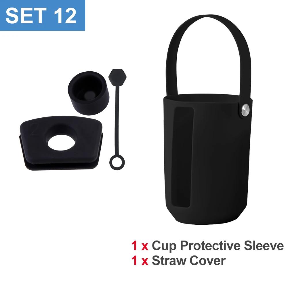 Silicone Cover for Stanley Cup Accessories 30/40oz Tumbler Water Bottle Protective Bottle Boot Sleeve & Straw Cover Cap