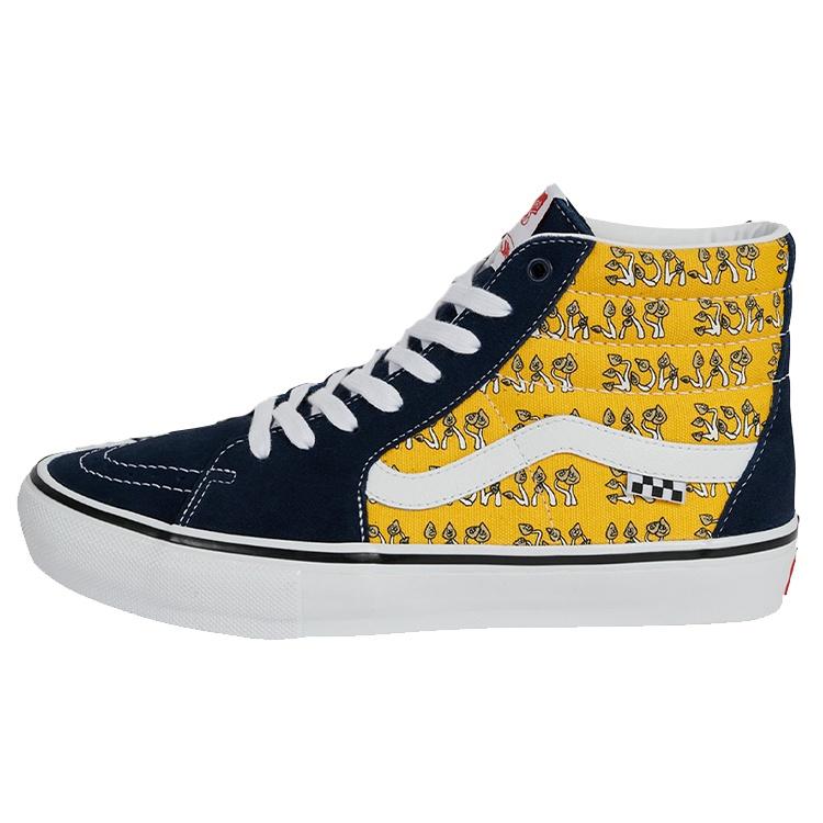 Palace x Vans SK8-HI Shroom Pack Black Yellow Men s VN0A4BWBA8L EU 43