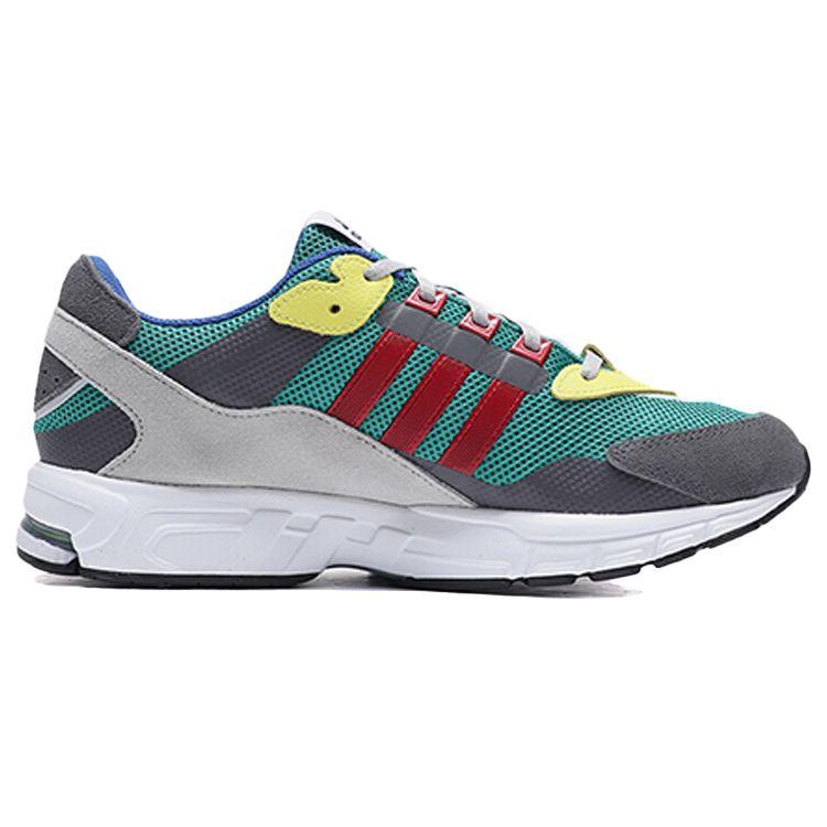 Adidas Equipment 10 Boost Comfortable Versatile Fabric Durable Low-Top Casual Running Shoes Men Sneaker Gray Green FW9982