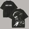 T-shirt Lavata Ghost in the Shell 2026 Nuovo Modello personalità Vestiti camicia Abbigliamento per tutto l'anno Moda Retrò Vintage Corta morbida