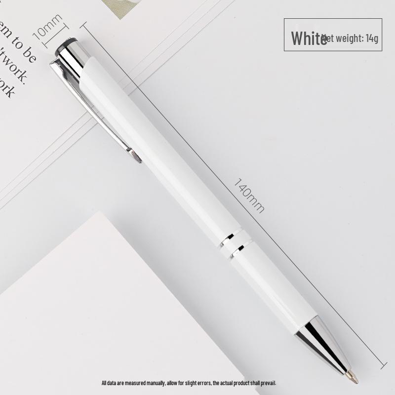 Customized Metal Click Ballpoint Pen with Logo - Oil-Based Ink, Press-Action Design for Promotional Use