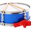 13 Inch Snare Drum Musical Drums with Drumsticks, Educational Toys, Light Percussion Instrument,