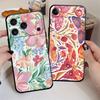 Case for Apple iPhone 17 Pro Max Air 12 15 Pro 7 8 XR XS MAX 13 14 16 11 Funda Phone Cover Cartoon Flower Butterfly