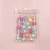20pcs 11.5*21.3mm Acrylic Transparent Candy Loose Beads DIY Hair Rope Bracelet Jewelry Accessories