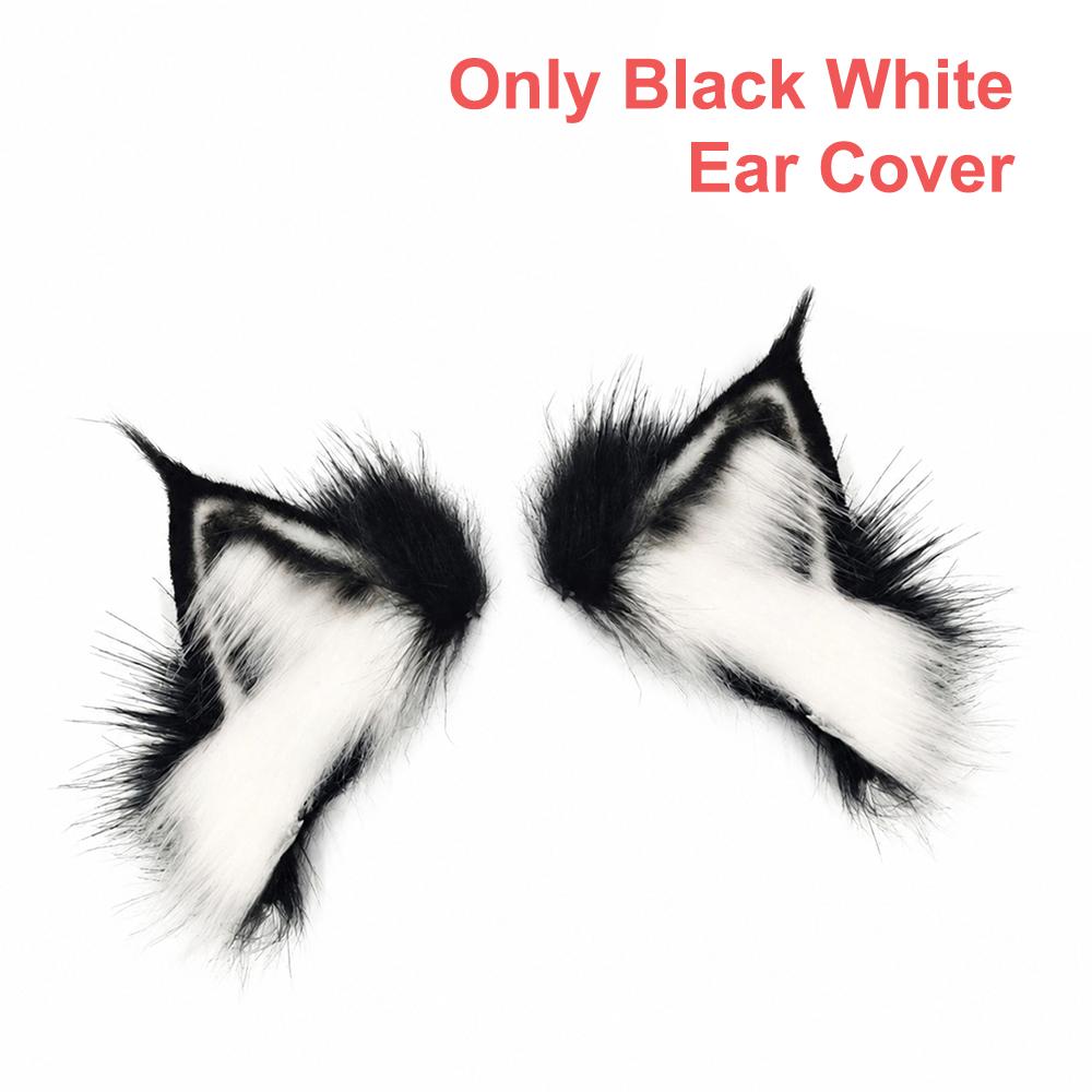 Fluffy Electric Fox Ear Headband Rechargeable Cosplay Headpiece Anime Accessories