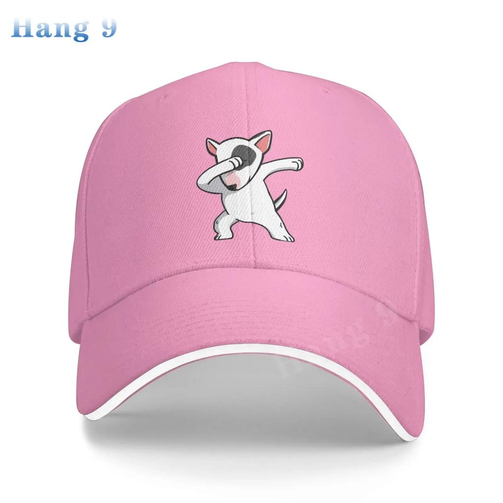 English Bull Terrier Baseball Caps Funny Unisex Soft Casquette Cap Fashion Denim Hat Vintage Adjustable Black