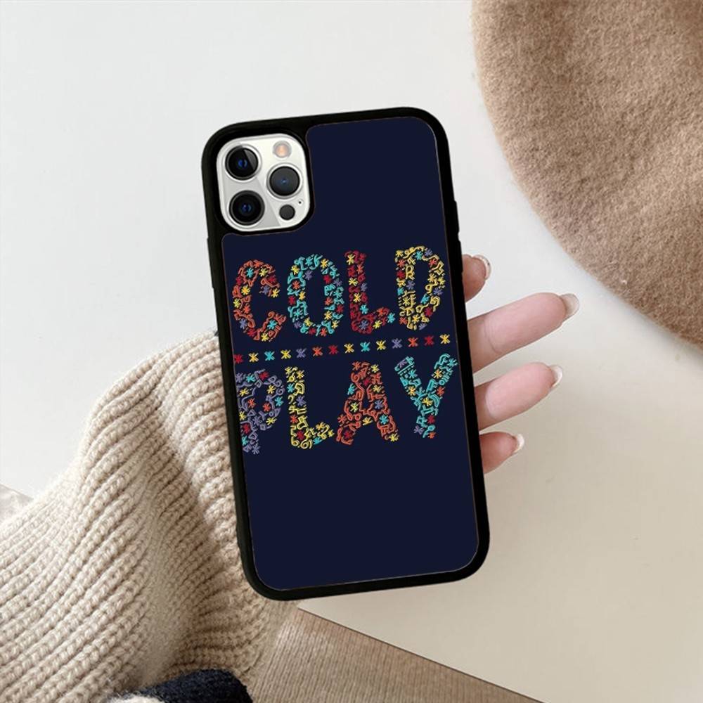 Moon Music Coldplay Band PC+TPU Phone Case For IPhone 17 16 15 14 PRO MAX 11 12 13 PLUS MINI Cover