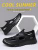 Men's Summer Cool PVC Mesh Sandals - Non-Slip Beach & Outdoor Casual Footwear