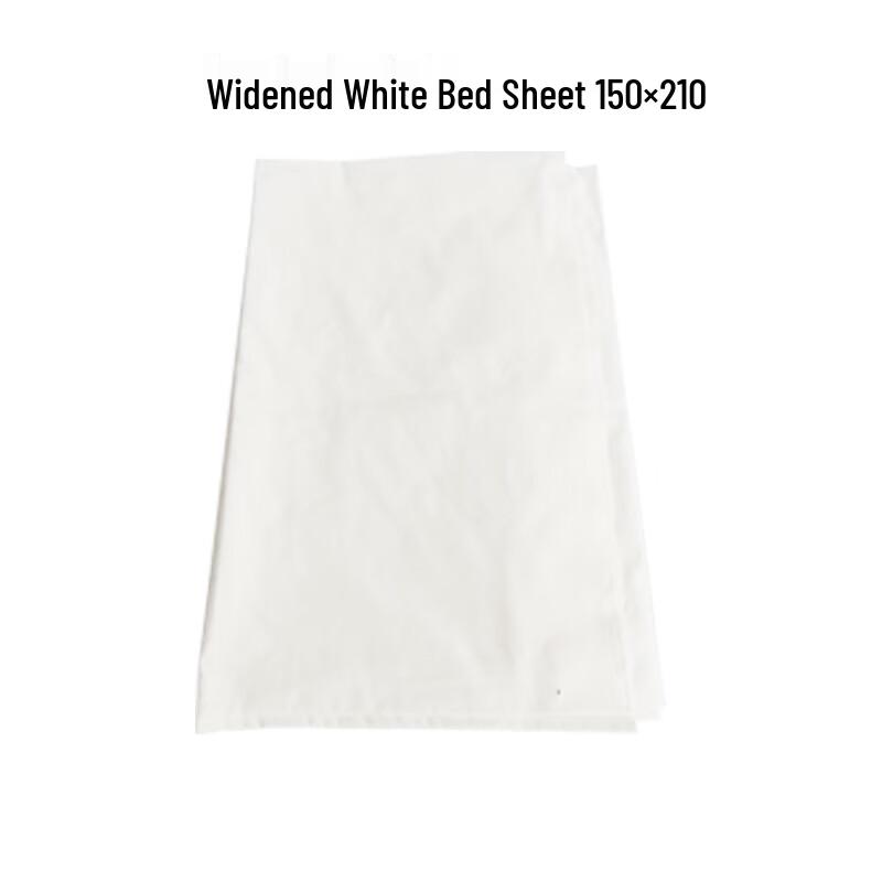 Lilang Plain White Bed Sheet