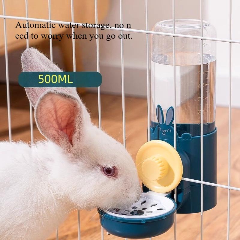 cat rabbit hanging water dispenser non-wet mouth hanging hamster kettle drinking water feeder hanging cage for small pets