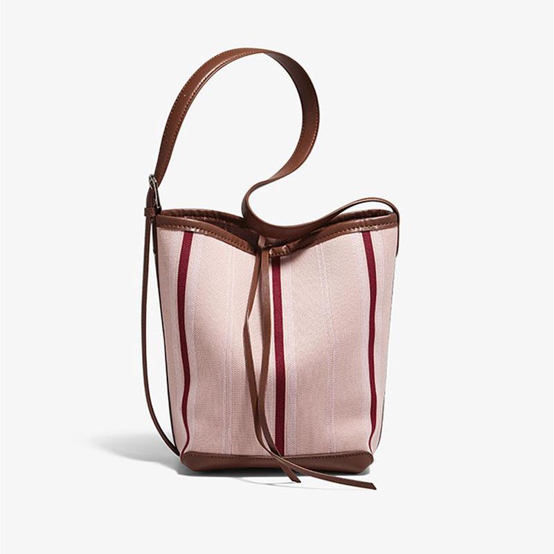 

FOXER Fashion Women Shoulder Bag Large Casual Handbag Office Ladies Commuter Purse Vegan Leather Female Composite Bucket Bag