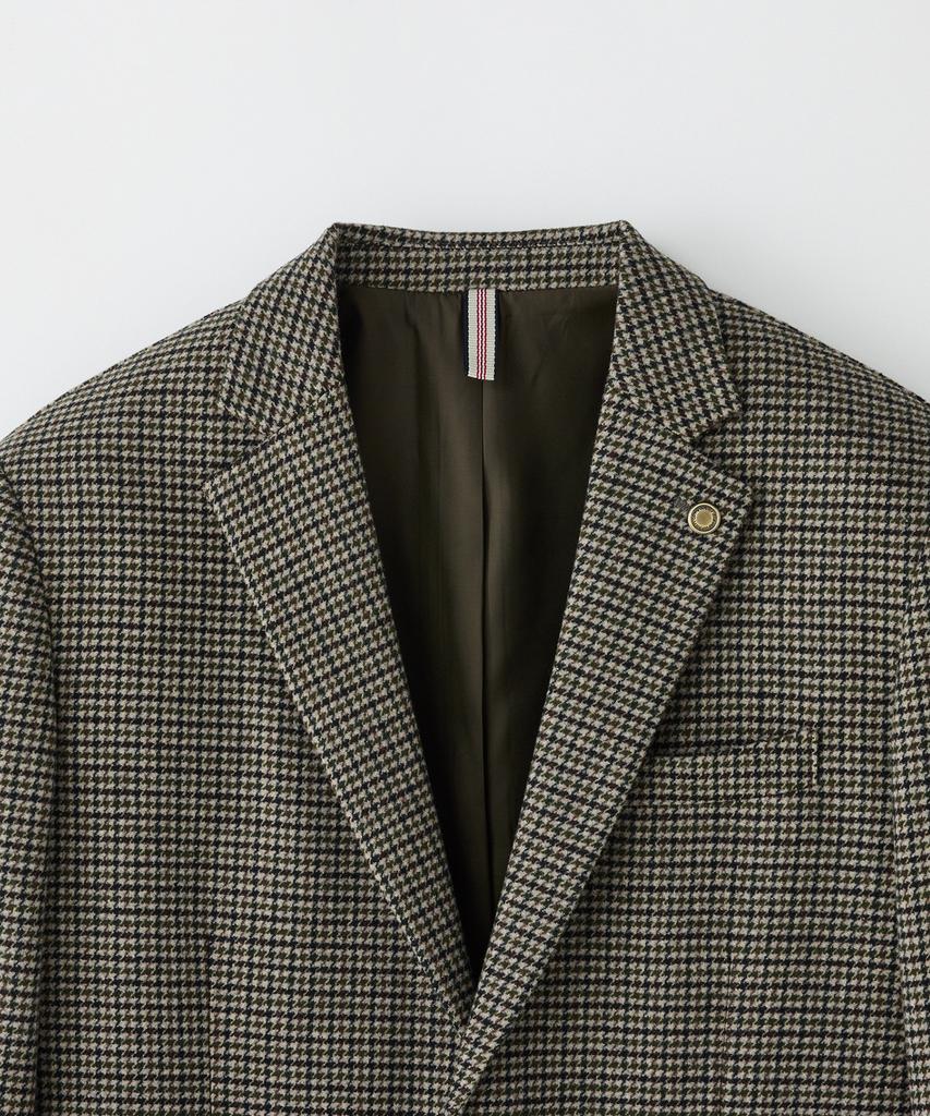 STCO Diems Hounds-Tooth Wool Jacket_Khaki (Classic Fit)_Djavd04Cck