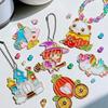 DIY Crystal Gel Painting Kit Craft Handmade Toy Children Graffiti Coloring Gift Fairy Tale & Animal Themes Educational Art Kits