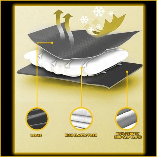 Motorcycle Comfort Seat Gel Cushion Pad Pillow Relief Cover Universal Pressure