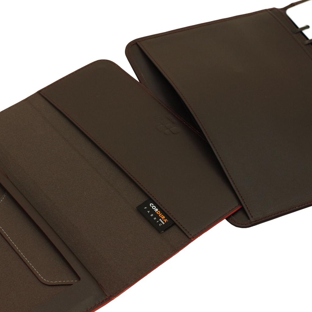 A5 Size 6-Hole 180 & Tablet Case Set, Cordura Nylon [Orange] 61804