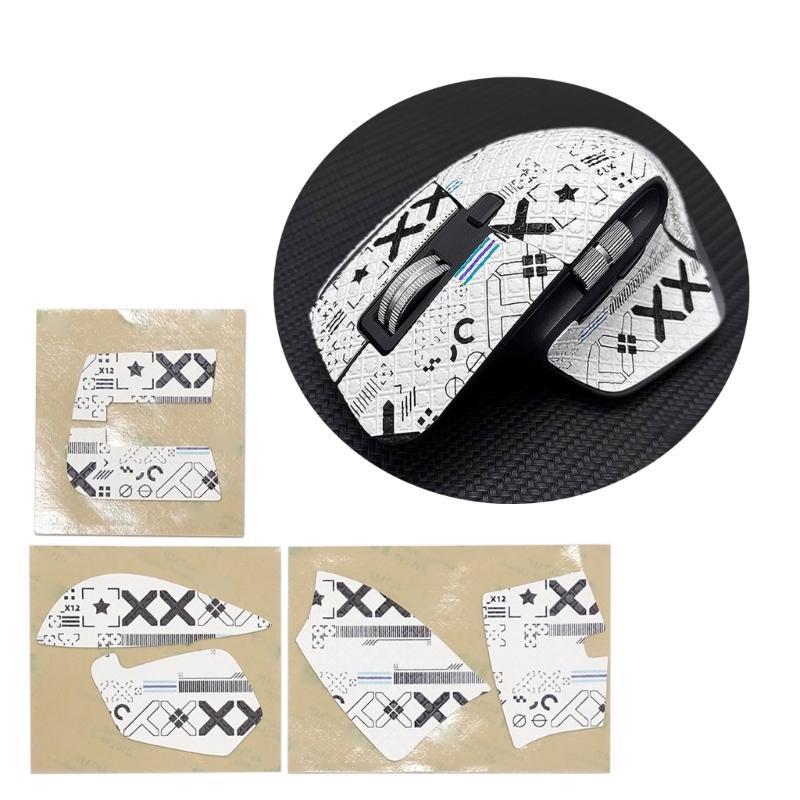 Mouse Skin Mouse AntiSlip Grip Tape Mouse Skates Mouse Side Stickers for MX 3S Mouse Moistures Wicking