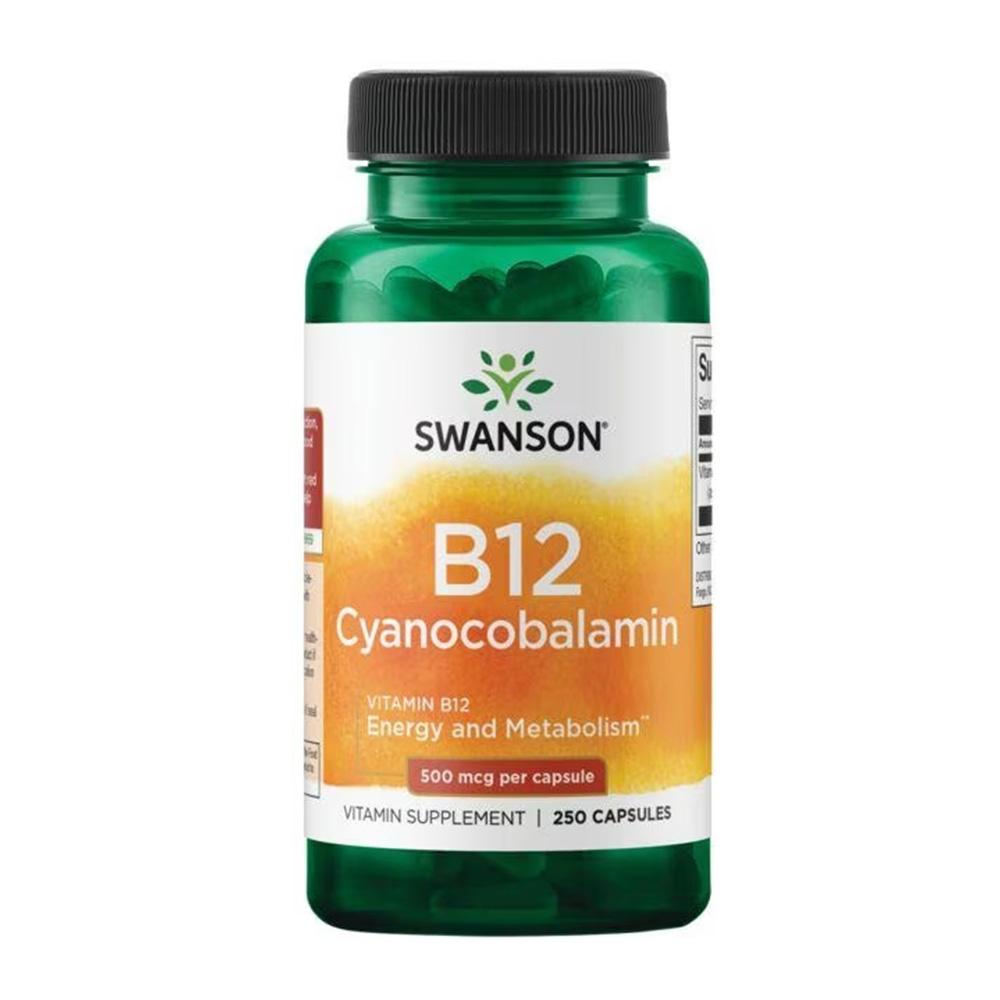 

B12 Ціанокобаламін 500 мкг, 250 капсул